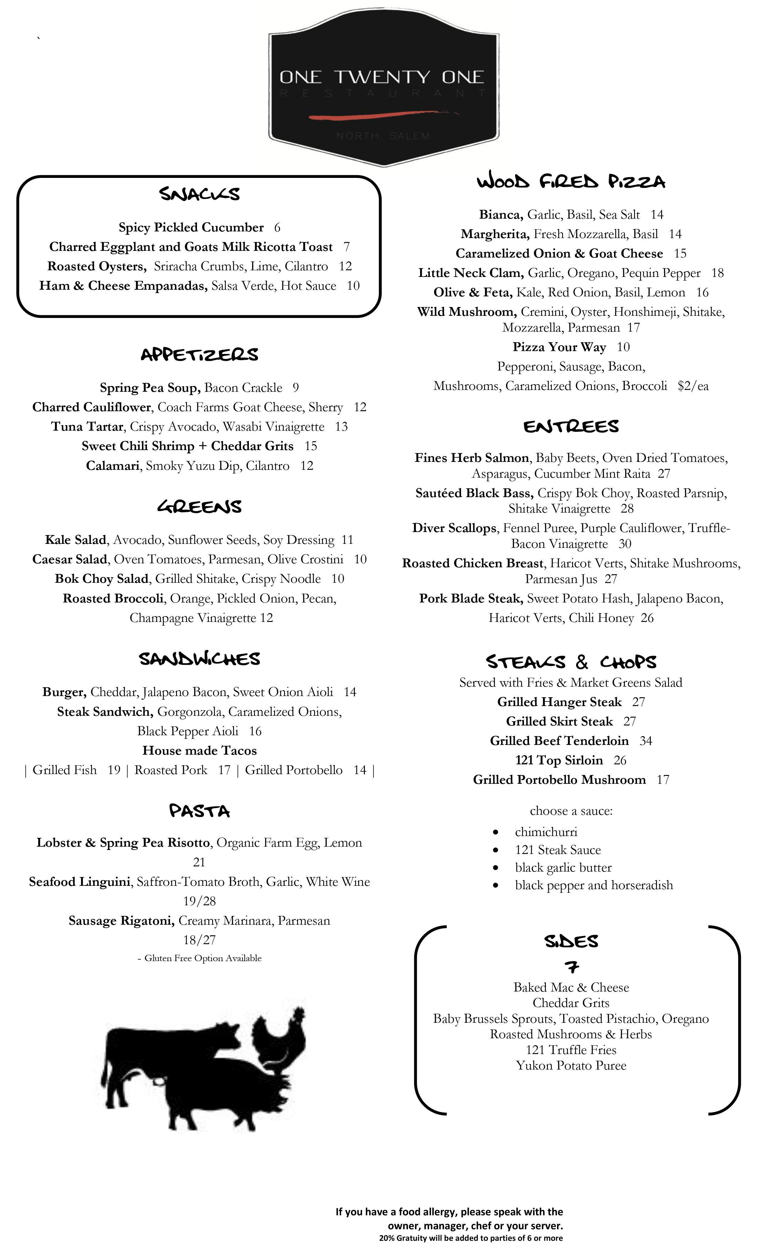 Dinner | 121 Restaurant