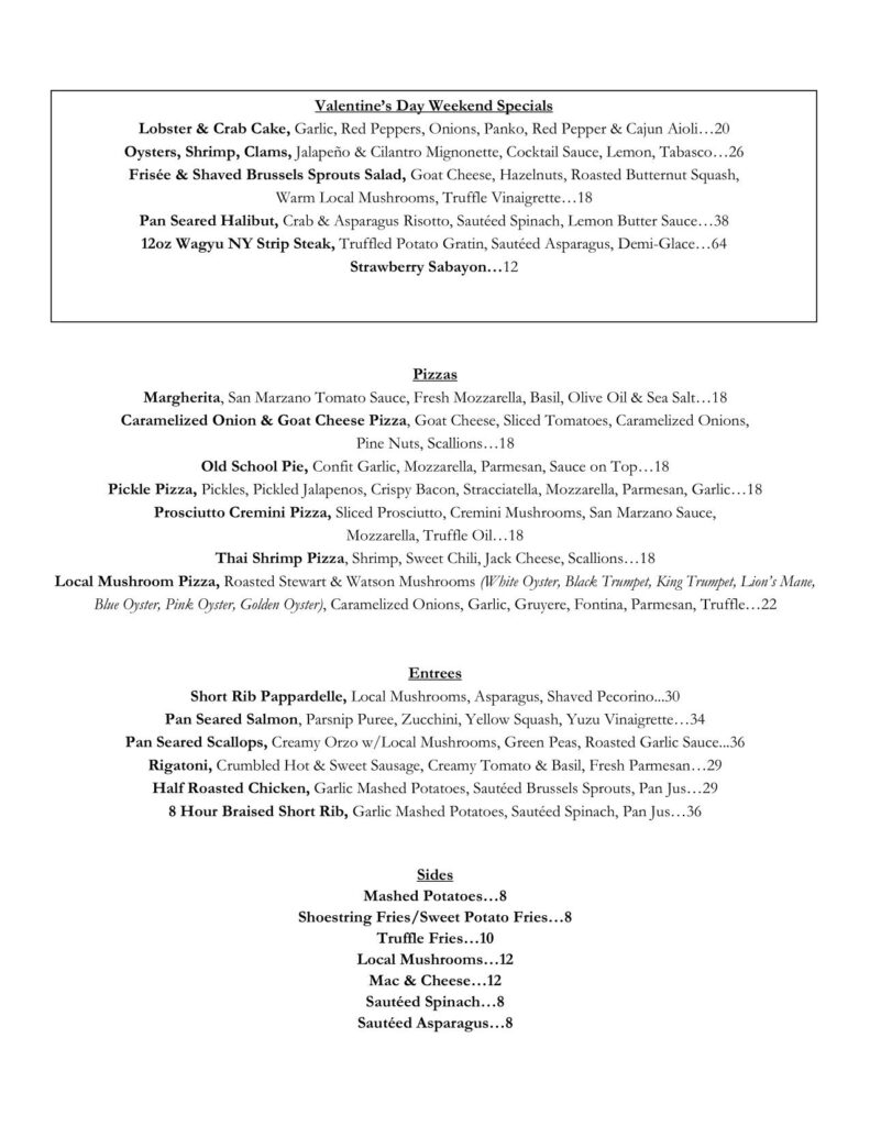 Winter-Menu-2.1.23-NEw-Valentines-Day-Menu-2 | 121 Restaurant