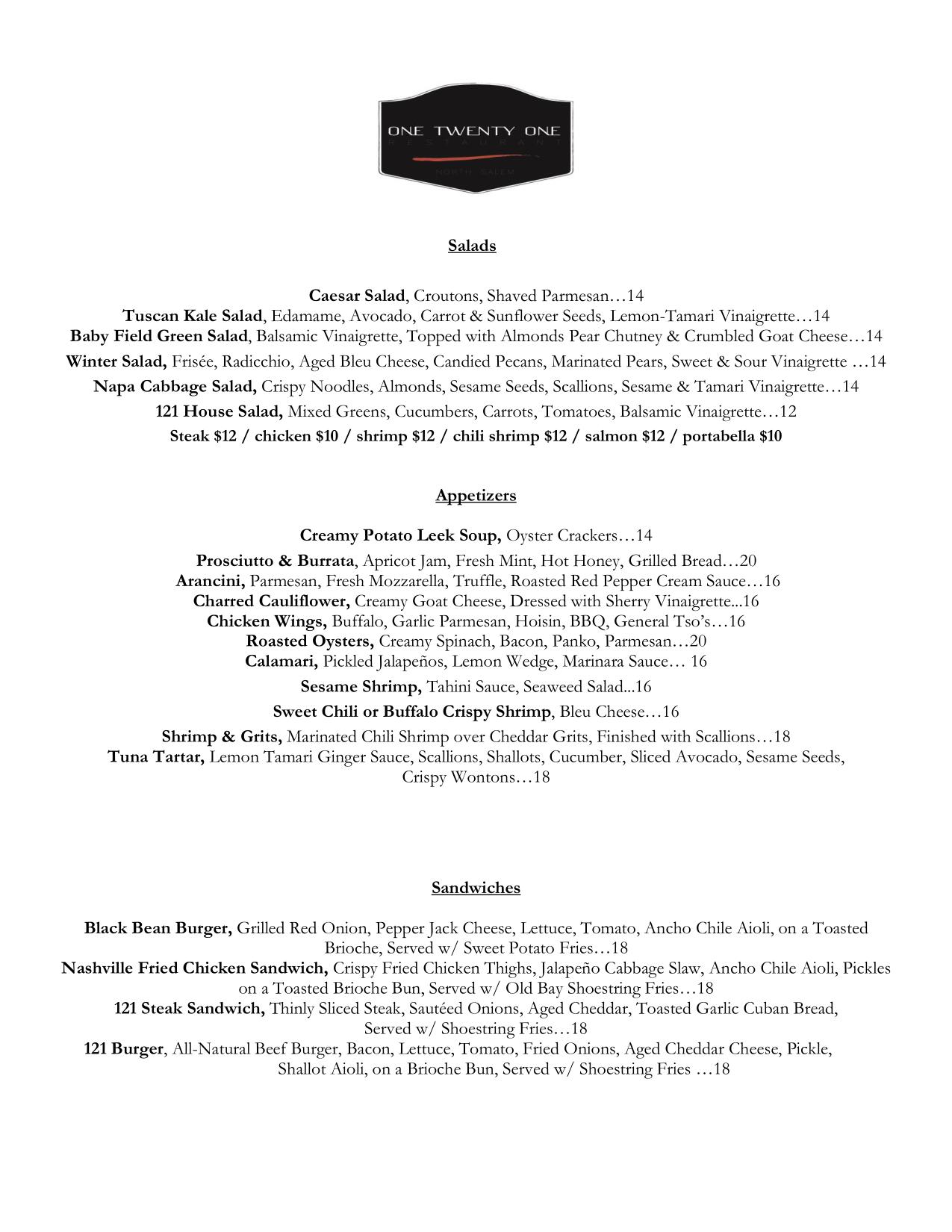 Winter-Menu-2.1.23-NEw-Valentines-Day-Menu | 121 Restaurant